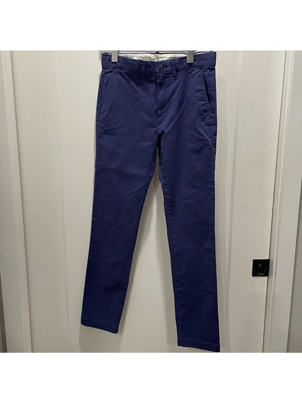 Crewcuts Boys Pants Blue Size 14 Back to School Casual Chino Stretch